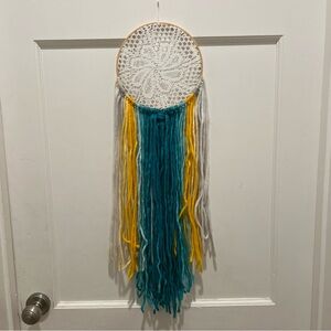 Homemade boho dream catcher 8” hoop